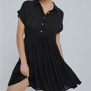 NEW Black tie waist dress